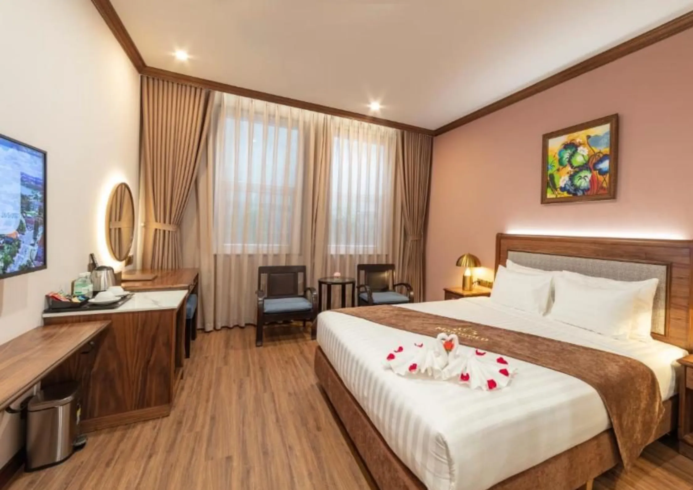 Không gian phòng ốc tại Marigold Hotel Dalat