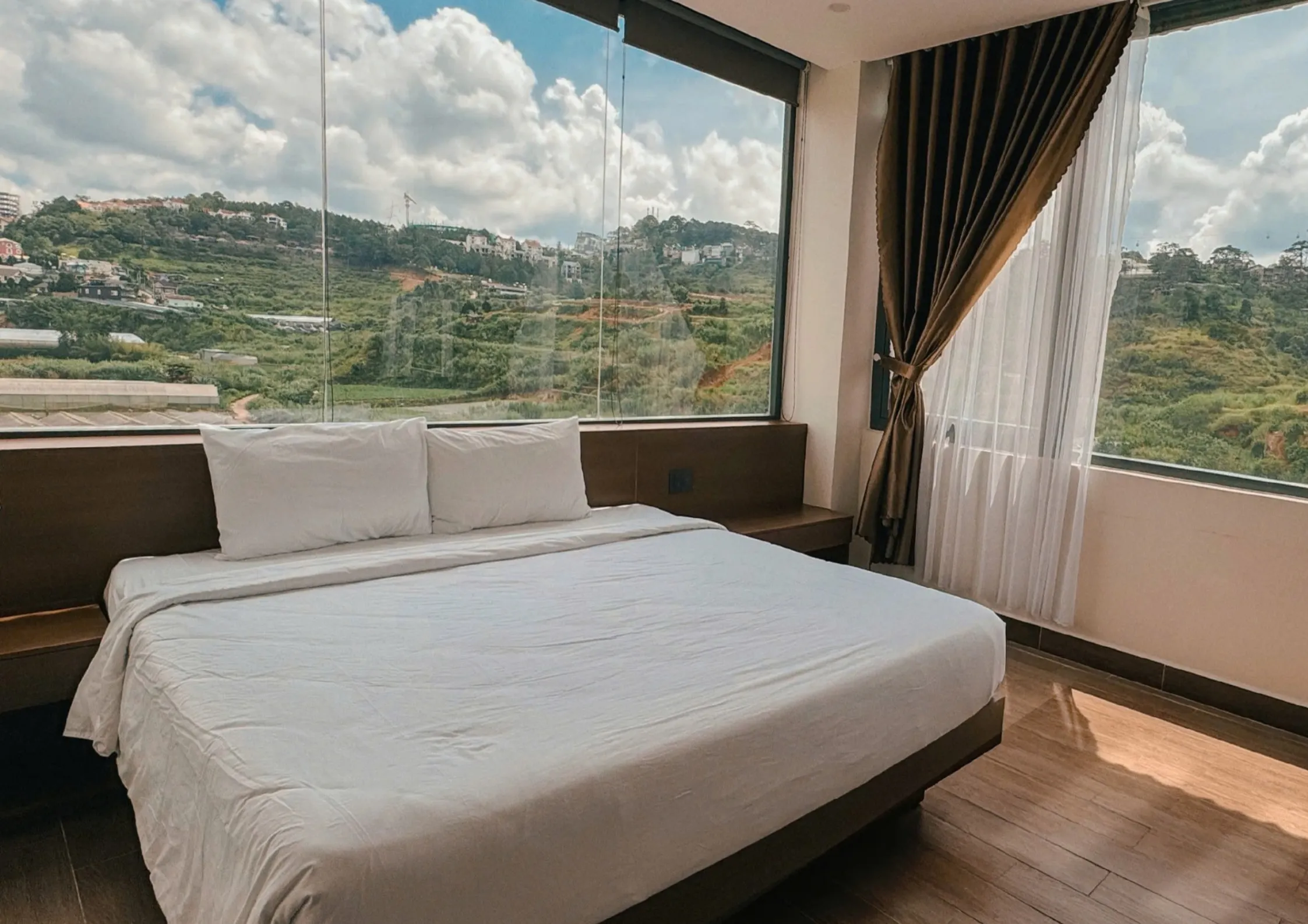 View tại khách sạn gia đình GreenEco Da Lat Hotel